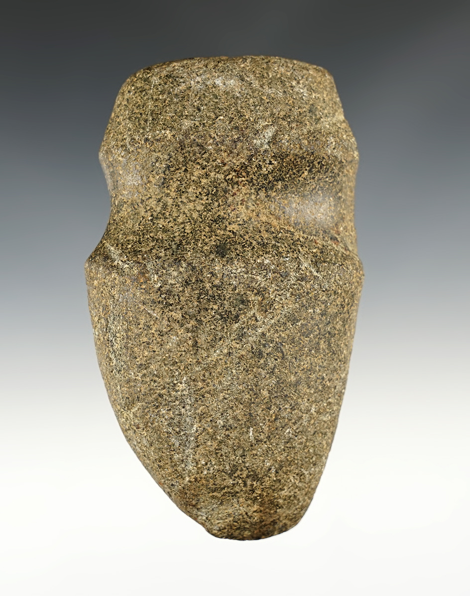 4 5/8" Long 3/4 Grooved Axe found in Morrow Co., Ohio.