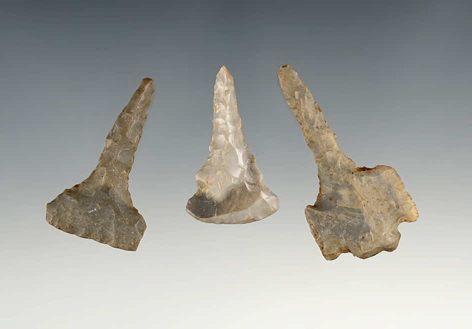 Set of 3 Kentucky Drills in good condition. The largest is 2 1/16".