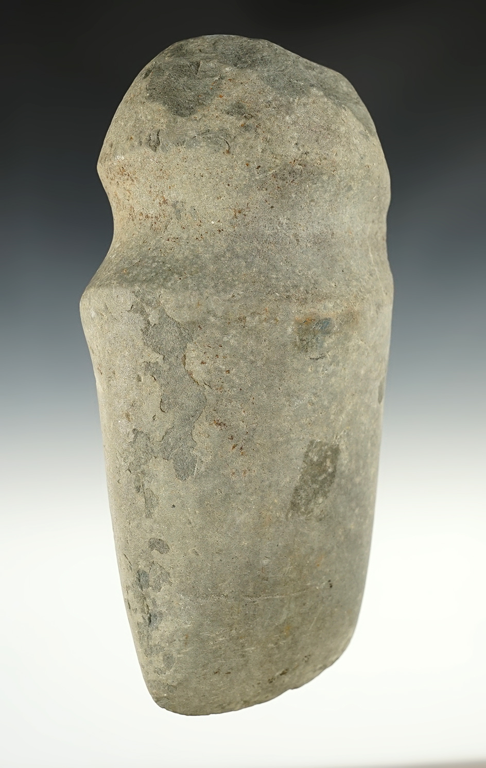 7" long 3/4 Grooved Axe found by Tom Tignor in Green Valley, Russell Co., Virginia.