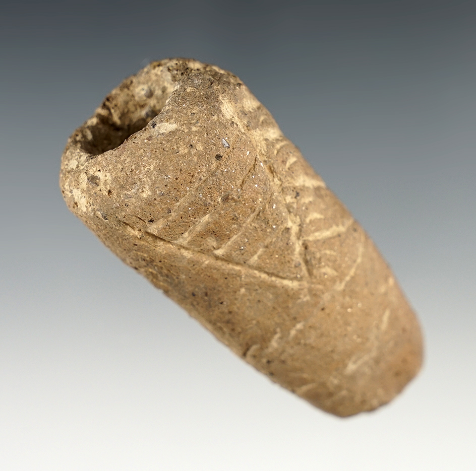 Nicely styled 3" long Pipe found in New Mexico.