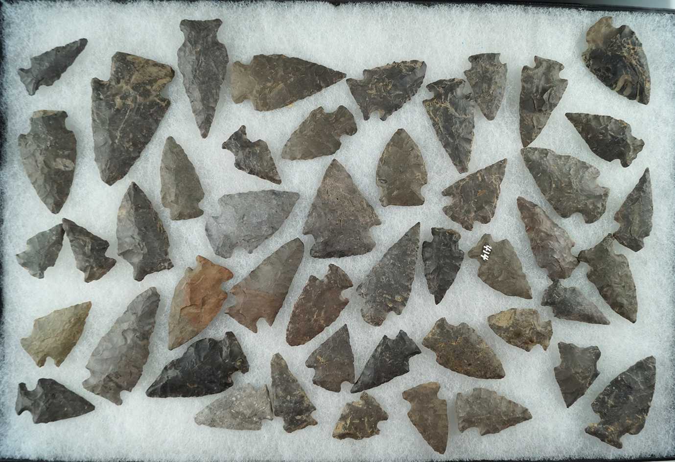Group of approximately 40 archaic points found near the upper Susquehanna in Otsego County NY.