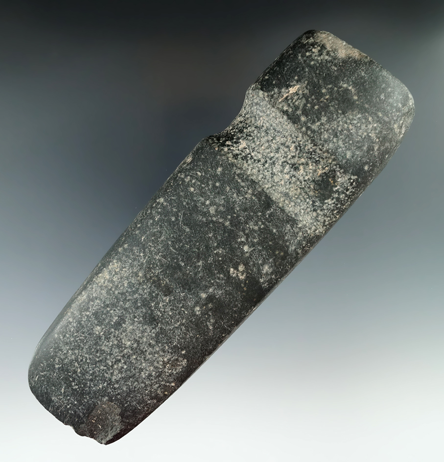 7 9/16" 3/4 grooved Diorite Axe found in Apache County Arizona near St. Johns.
