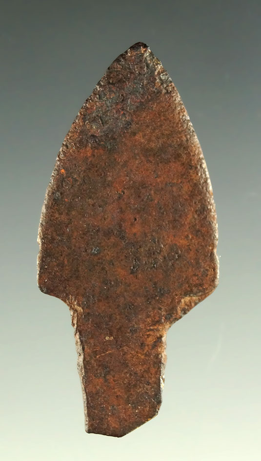 1 and 5/8" metal arrowhead - Plains area that is probably salvaged from a barrel band.