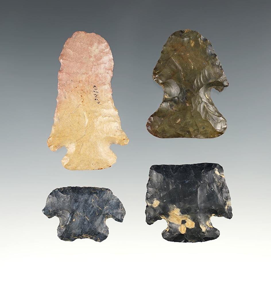 Set of 4 Blunts found in Ohio. The largest is 2 1/16".