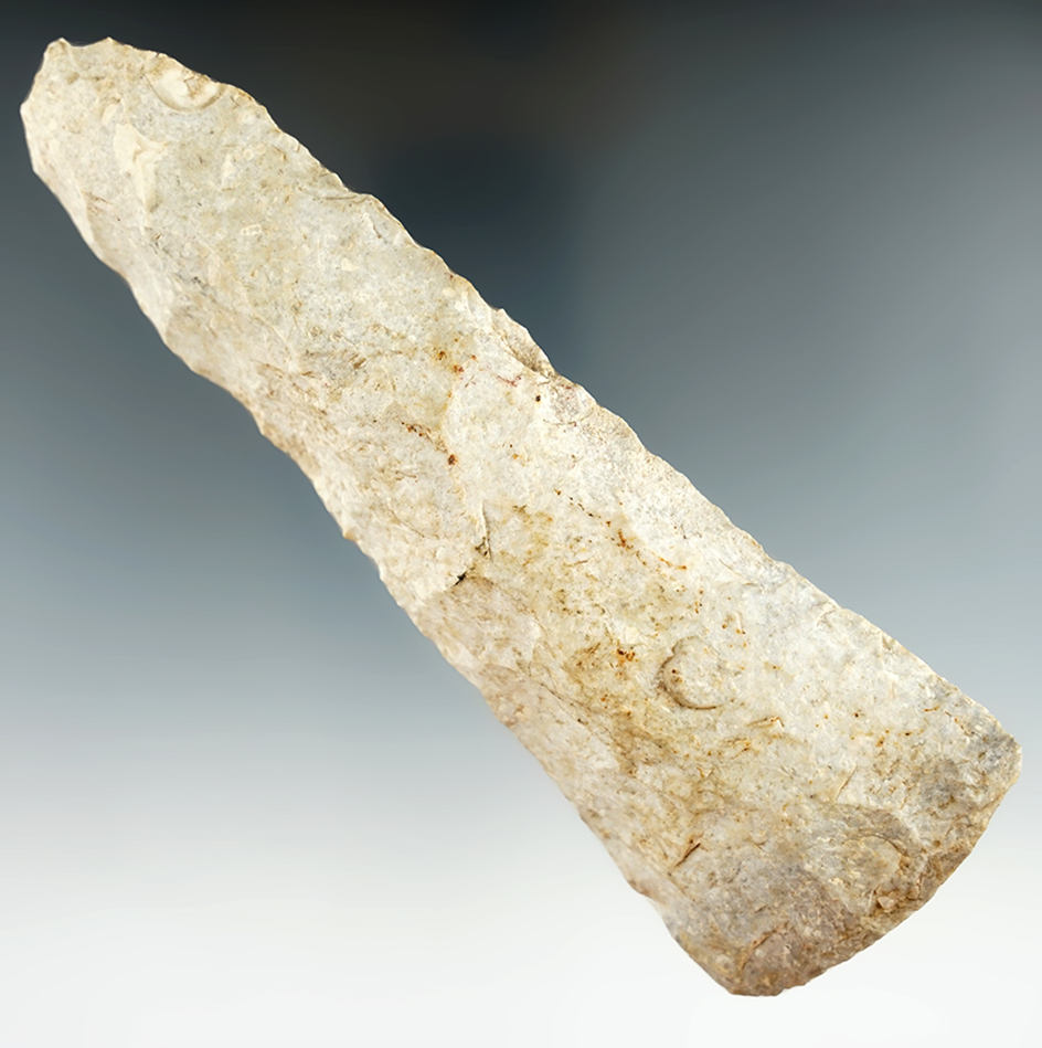 5 7/8" flared bit Flint Celt found in Illinois.