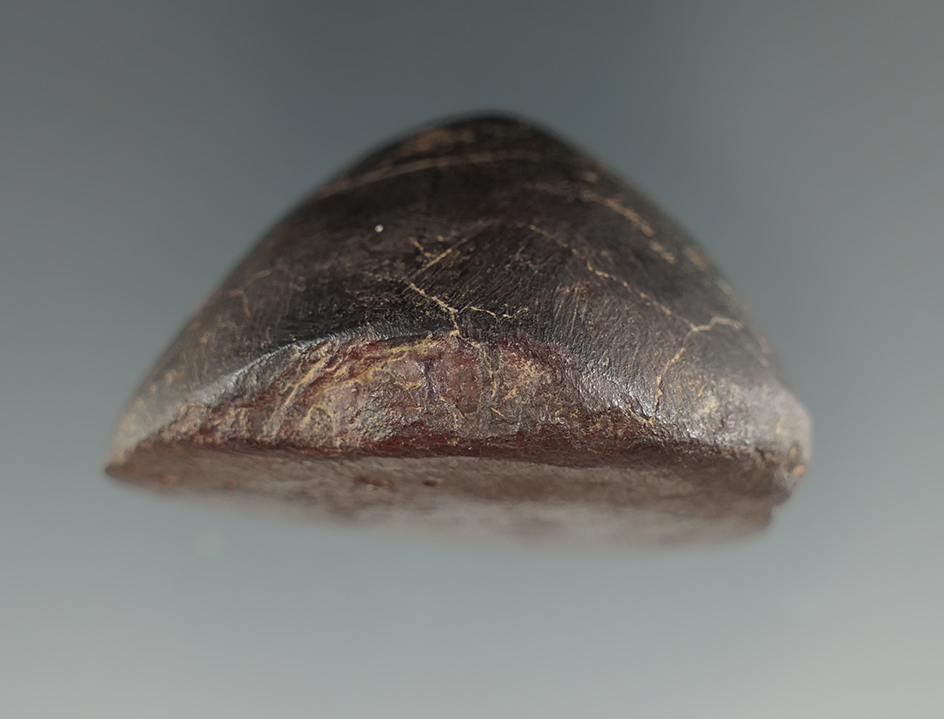 1 3/4" Diameter Hematite Cone found by Gary Randsbottom around 1960, Cabell Co., WV.