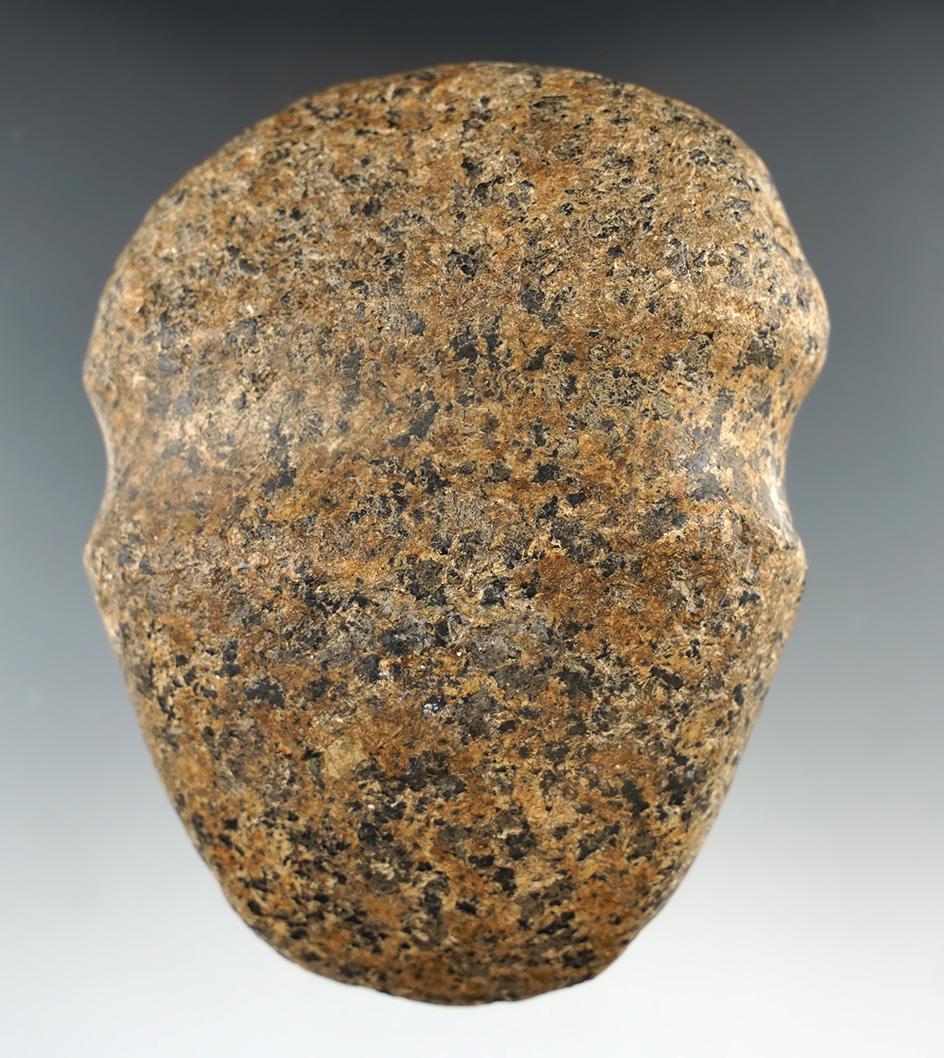 5" Full Grooved Granite Axe found in Erie Co., Pennsylvania.