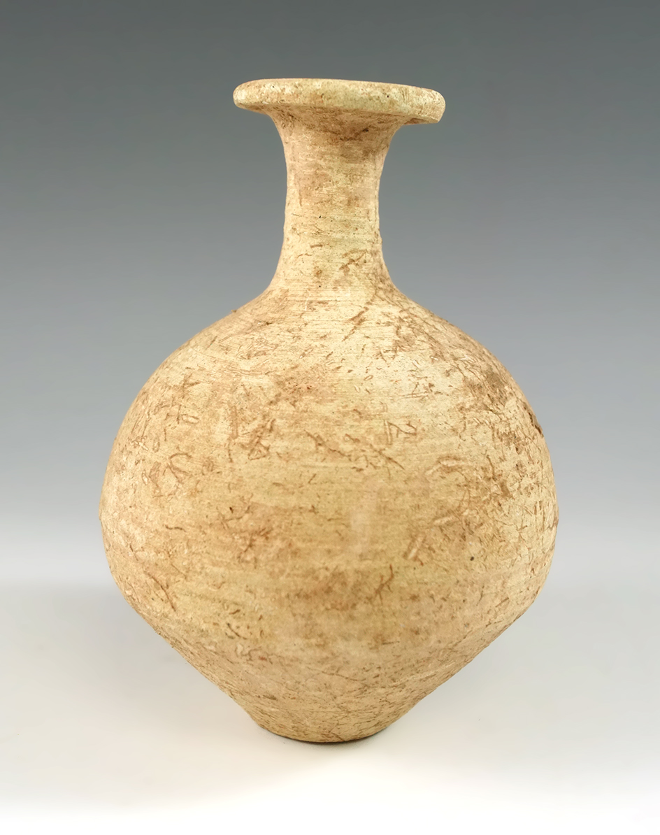 4 3/8" Old World Unguent Vase. This is generally a salve or ointment bottle.