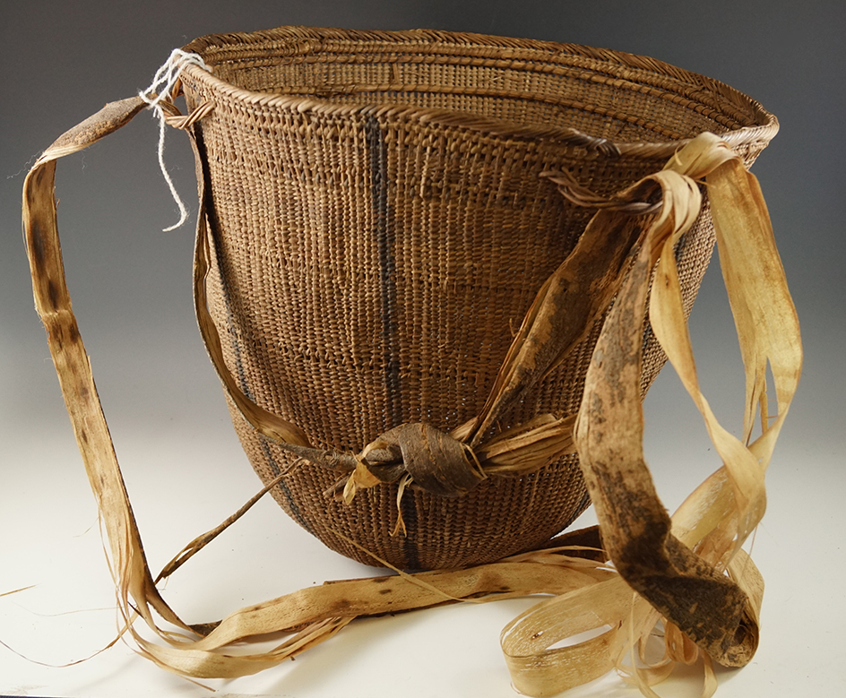Yanomami Basket - 14" tall x 15" wide in excellent condition from the Amazon region of Brazil.