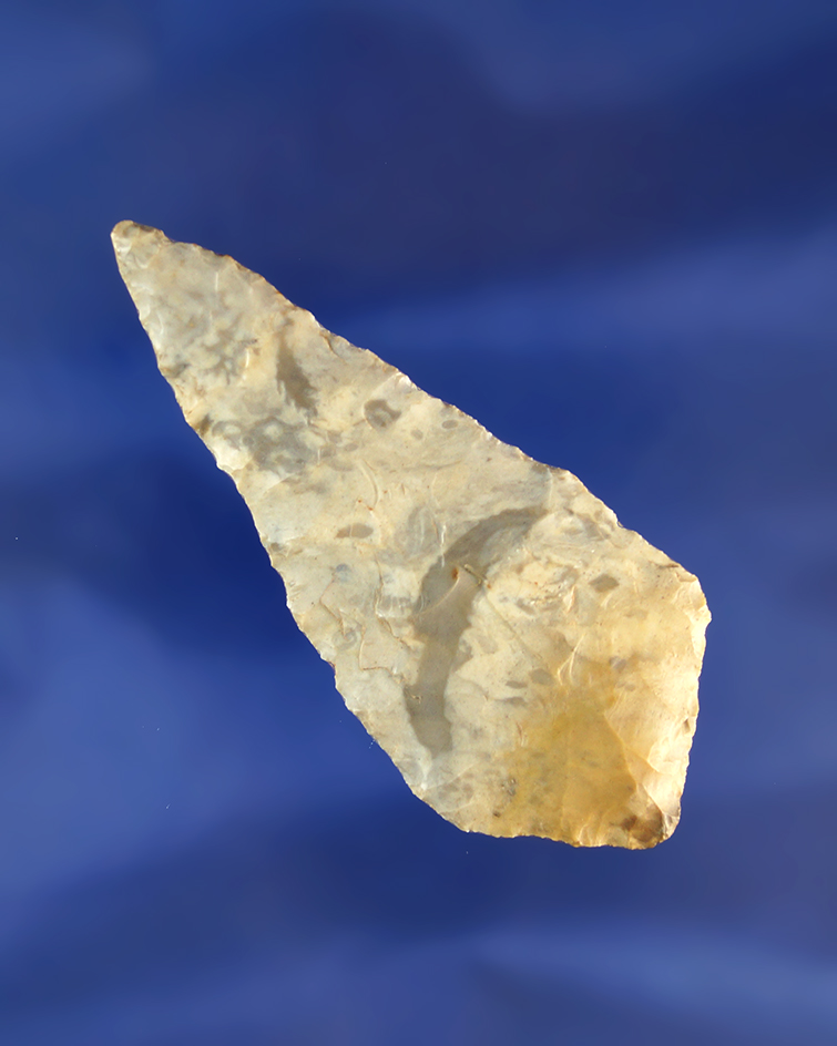 2 11/16" Peisker Diamond with very nice flaking found in Missouri.