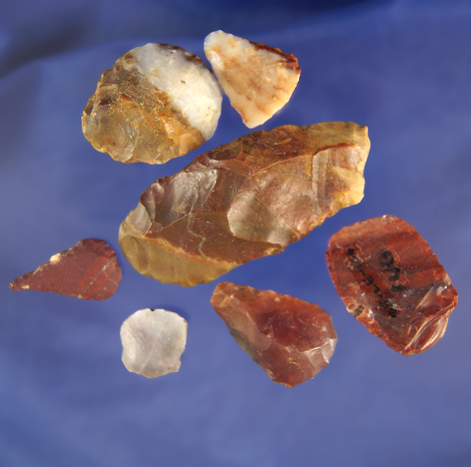 Set of seven High Plains tools, largest is 2 9/16".