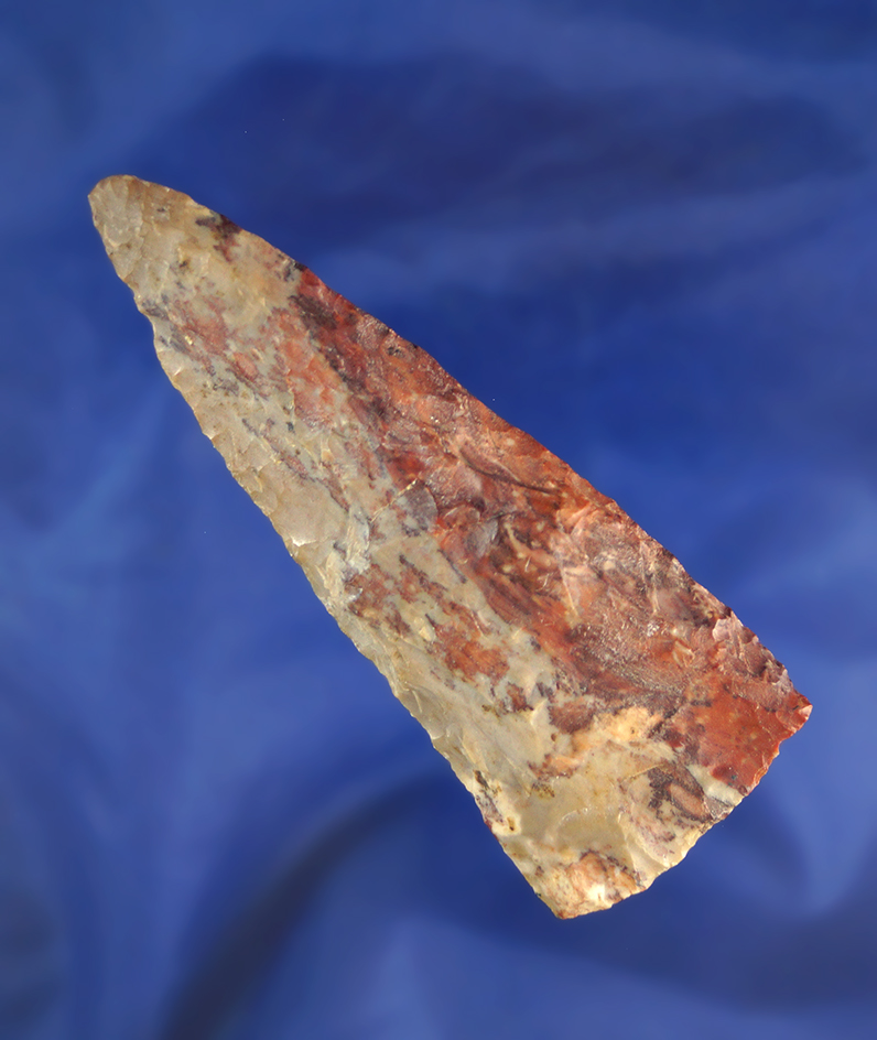 Beautiful color! 2 7/8" Triangular Knife found near the Columbia River, Washington.