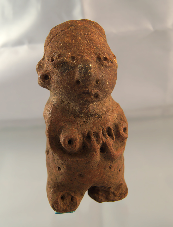 5" tall pre-Columbian figurine found in Mexico.