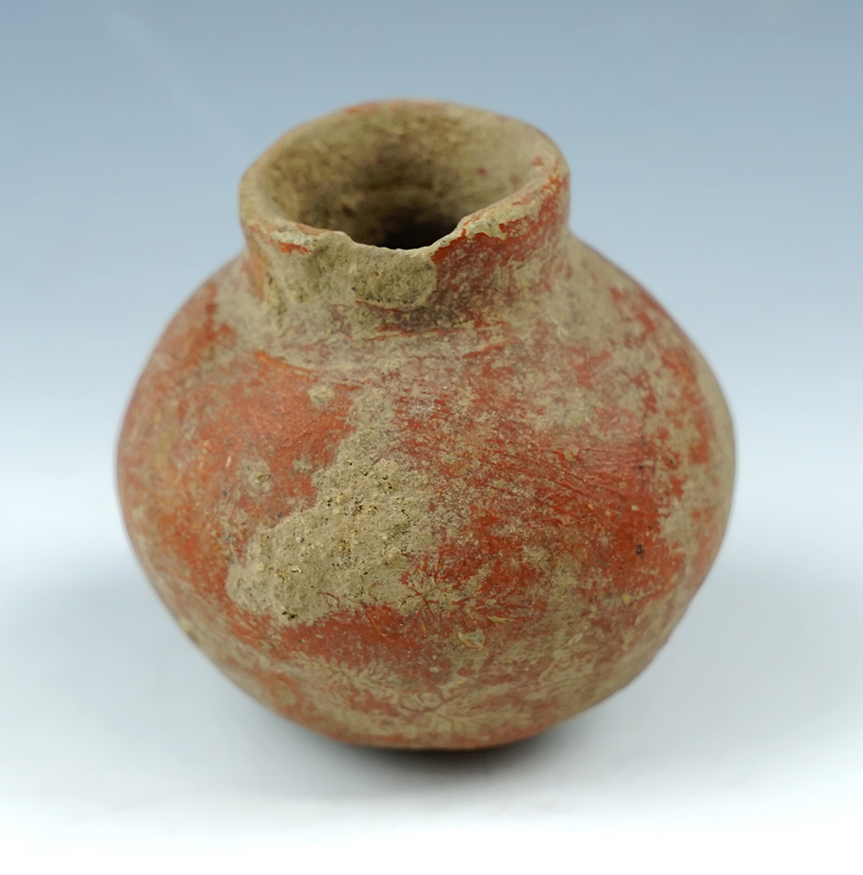 2" Tall Miniature Pre-Columbian pottery vessel found in Mexico.