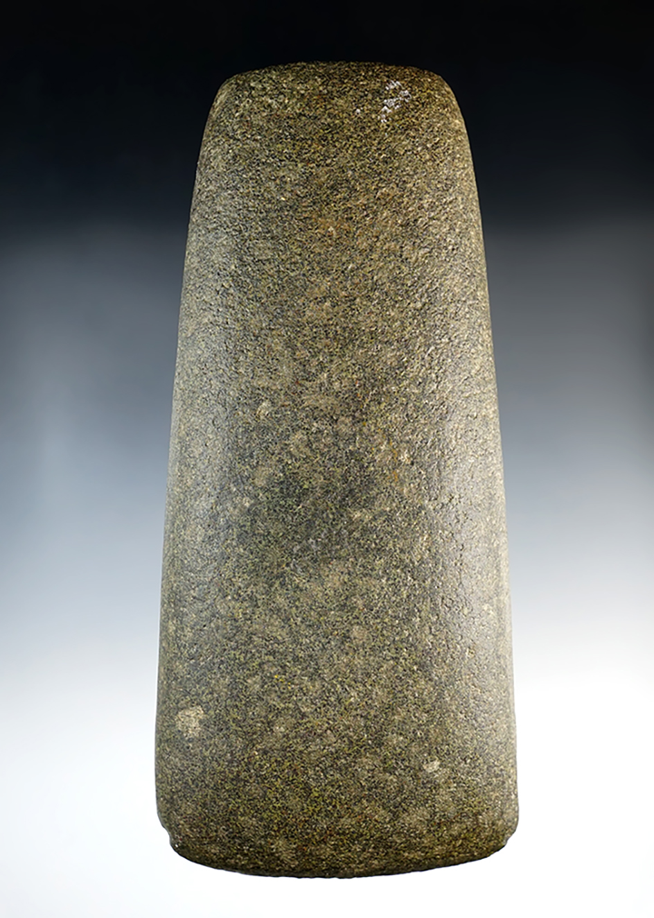 Large 8" Classic Hopewell Square Pole Hardstone Celt. Found in Knox Co., Ohio.
