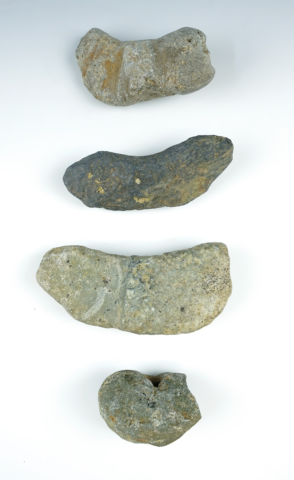Set of 4 Wing Bannerstone Preforms found in Maryland and New York. Largest is 3 5/8".