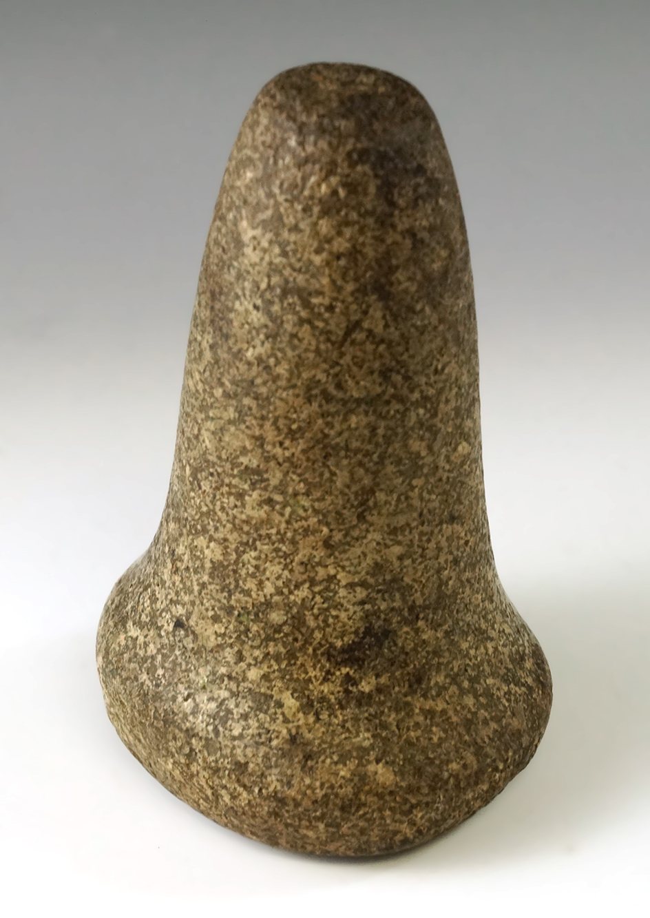 5 1/8" classic highly polished Bell Pestle with great cupped area on bottom. Licking Co., Ohio.