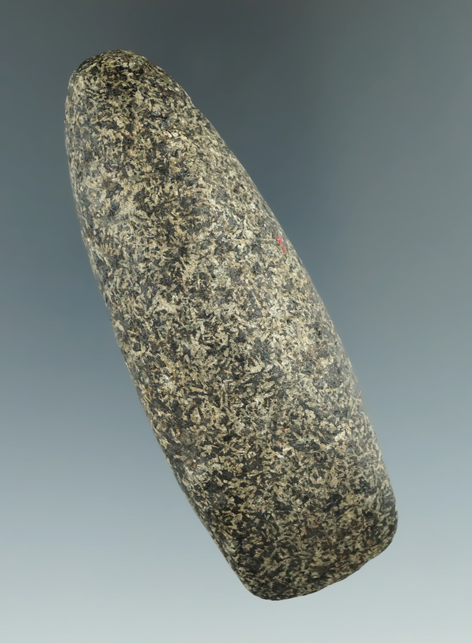 Well-crafted 3 5/8" hardstone chisel in perfect condition found in northern Ohio.