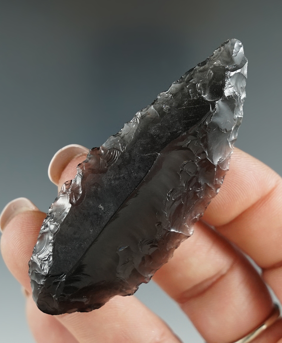 Pictured! 2 11/16" McKee found near Susanville, California. Pictured in Overstreet #9, page 1044.