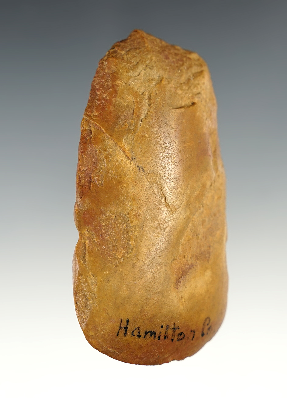 3 1/4" nicely polished Flint Celt - Hamilton Co., Ohio.