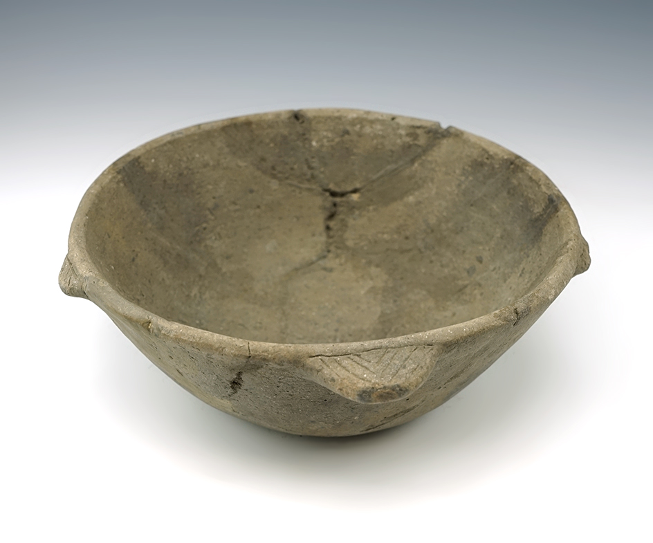 7 3/4"w Fish Effigy Pottery Vessel - Arkansas.