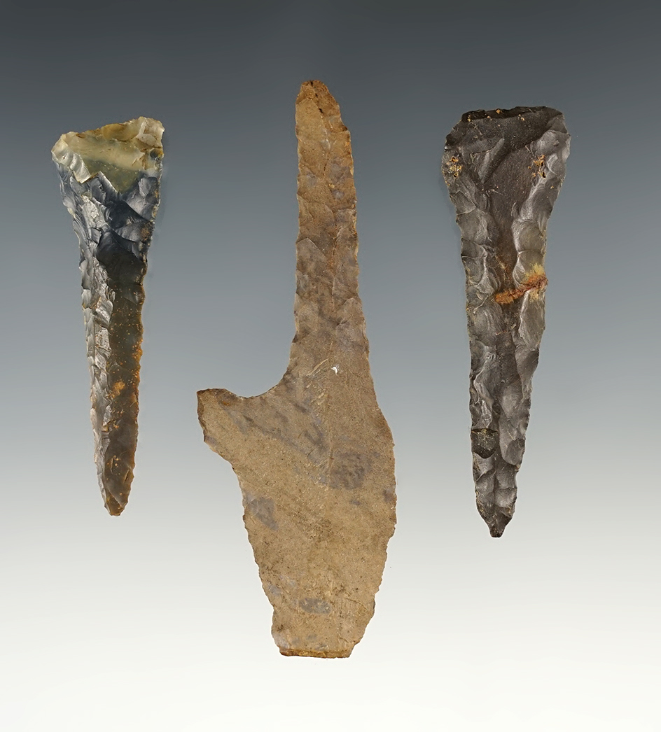 Set of 3 nice Tennessee Drills. The largest is 3 1/16".