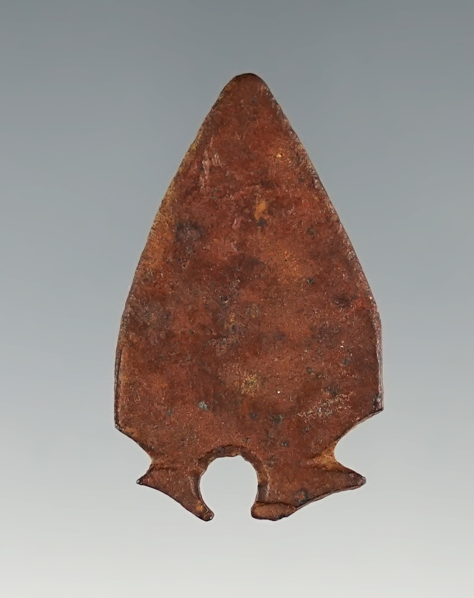 Unique 1 3/16" copper/metal Arrow Point - Colorado.