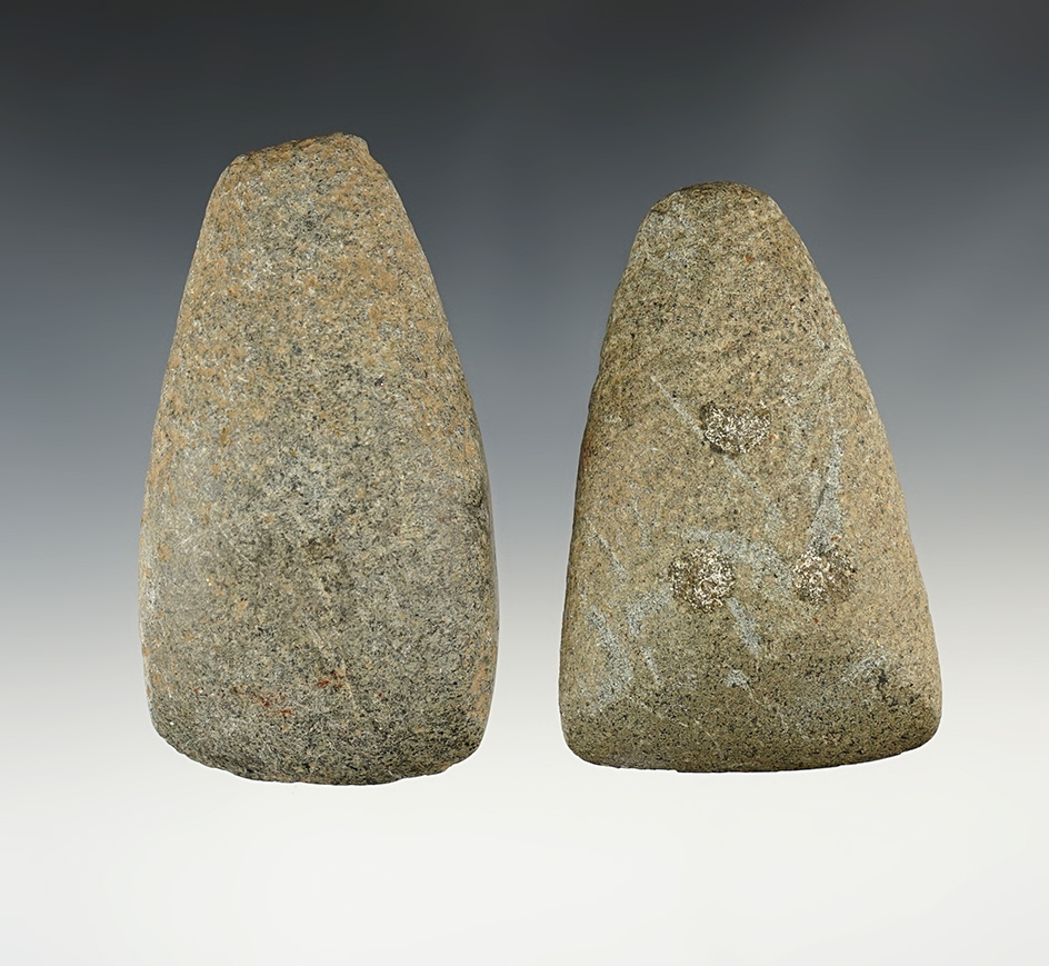 Pair of Ohio Celts. The largest is 3 3/8".