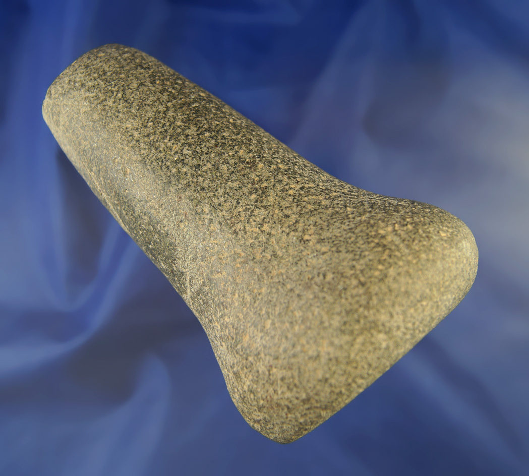 Perfect condition! 5 1/8" Bell Pestle is nicely polished Co.,  Champaign Co.,  Ohio. Ex. Shipley