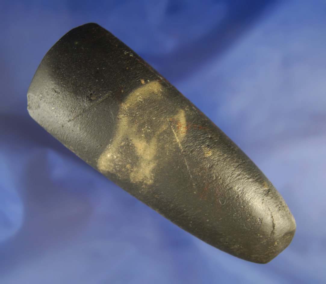 4 7/8" highly polished Hardstone Adze found in Ottawa Co.,  Ohio by Gary Johannsen