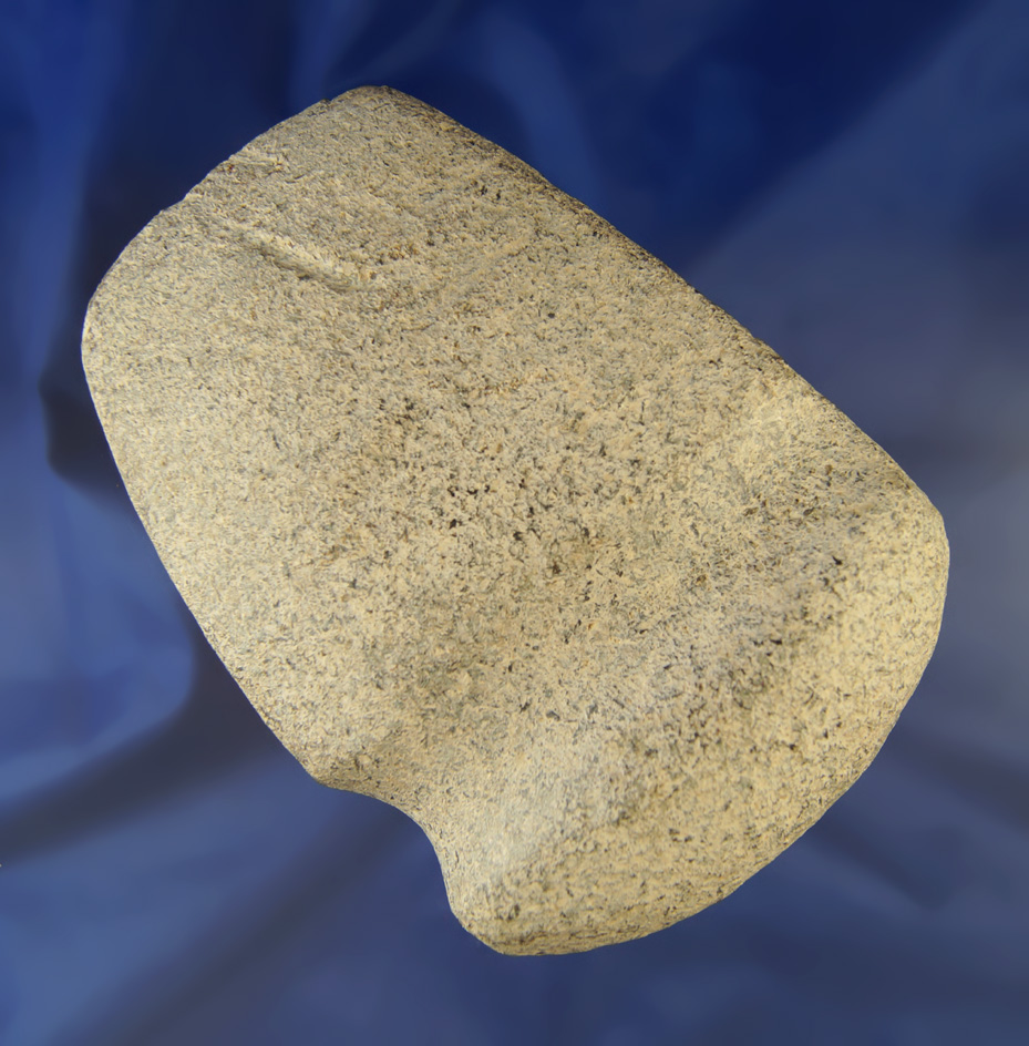 Nicely styled 5 3/4" long 3/4 grooved Axe found in Ohio. Ex. Ensil Chadwick collection