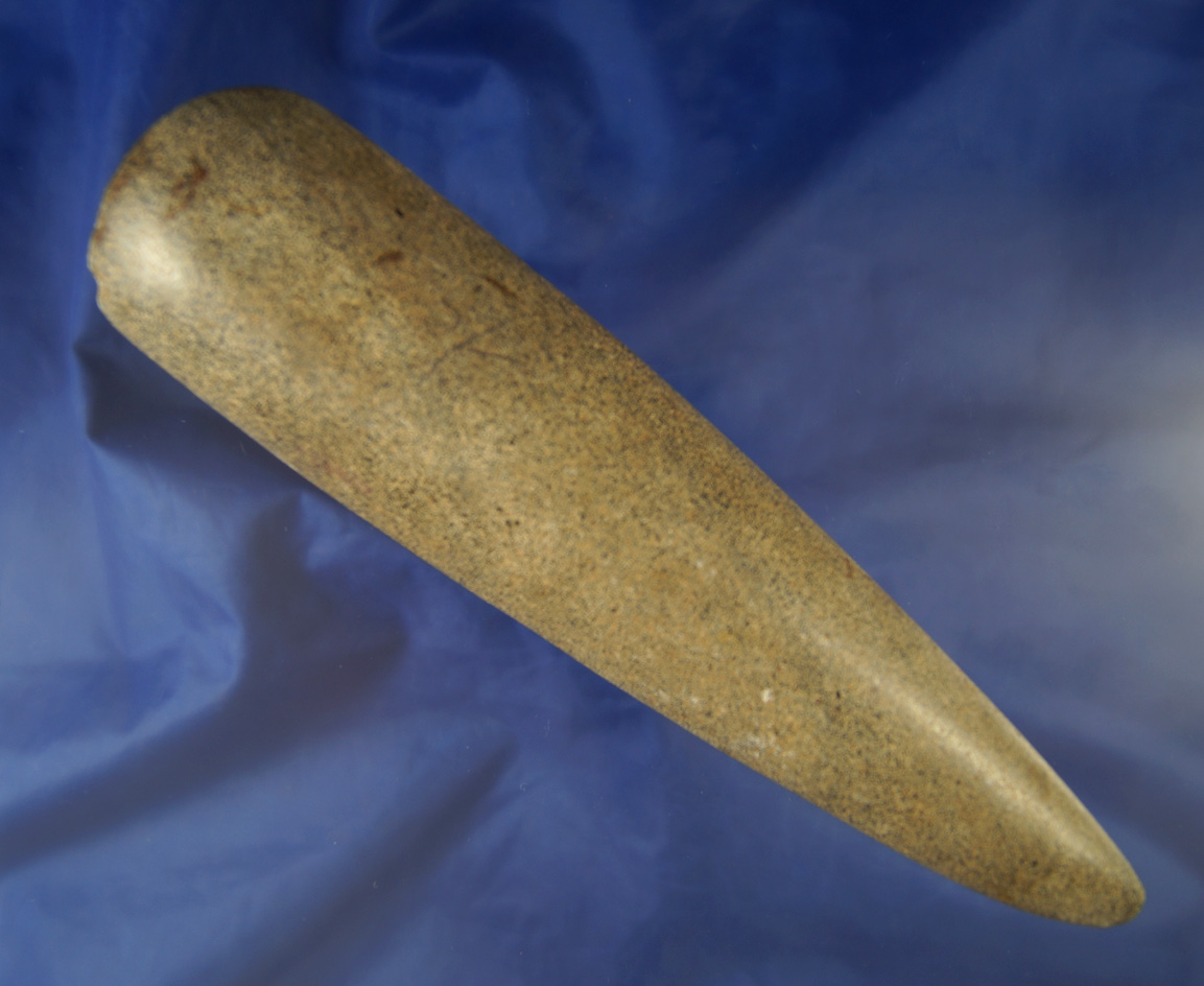 8" Highly Polished Adze that is very fine. Found in Humphreys Co., Tennessee.