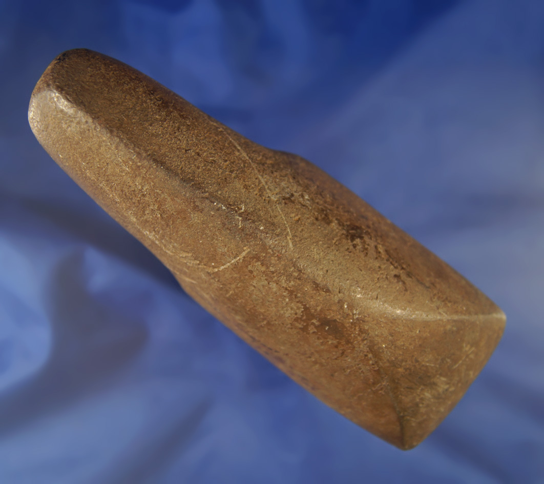 Rare style on this 5 1/2" Highly Polished Hafted Adze found in Newhaven Co., Connecticut.