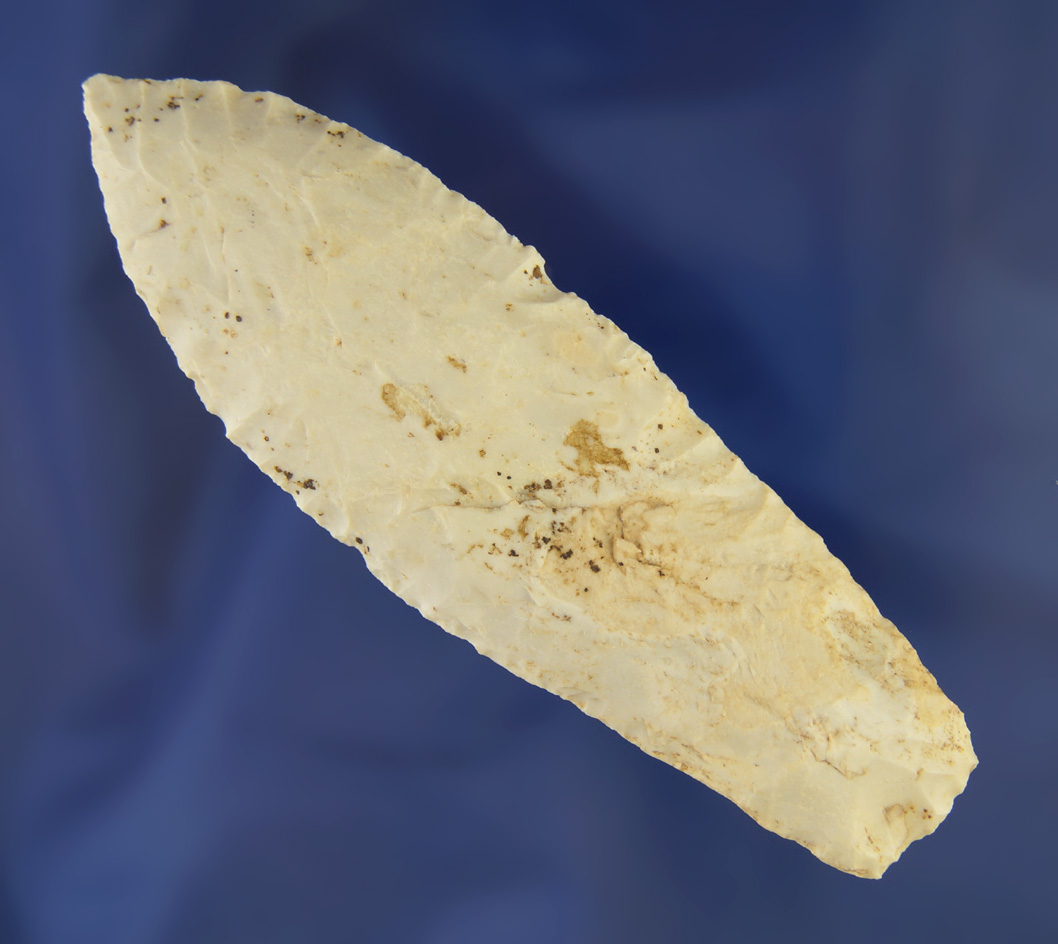 4 1/8" Agate Basin made from Burlington chert found in St. Louis Co.,  Missouri.