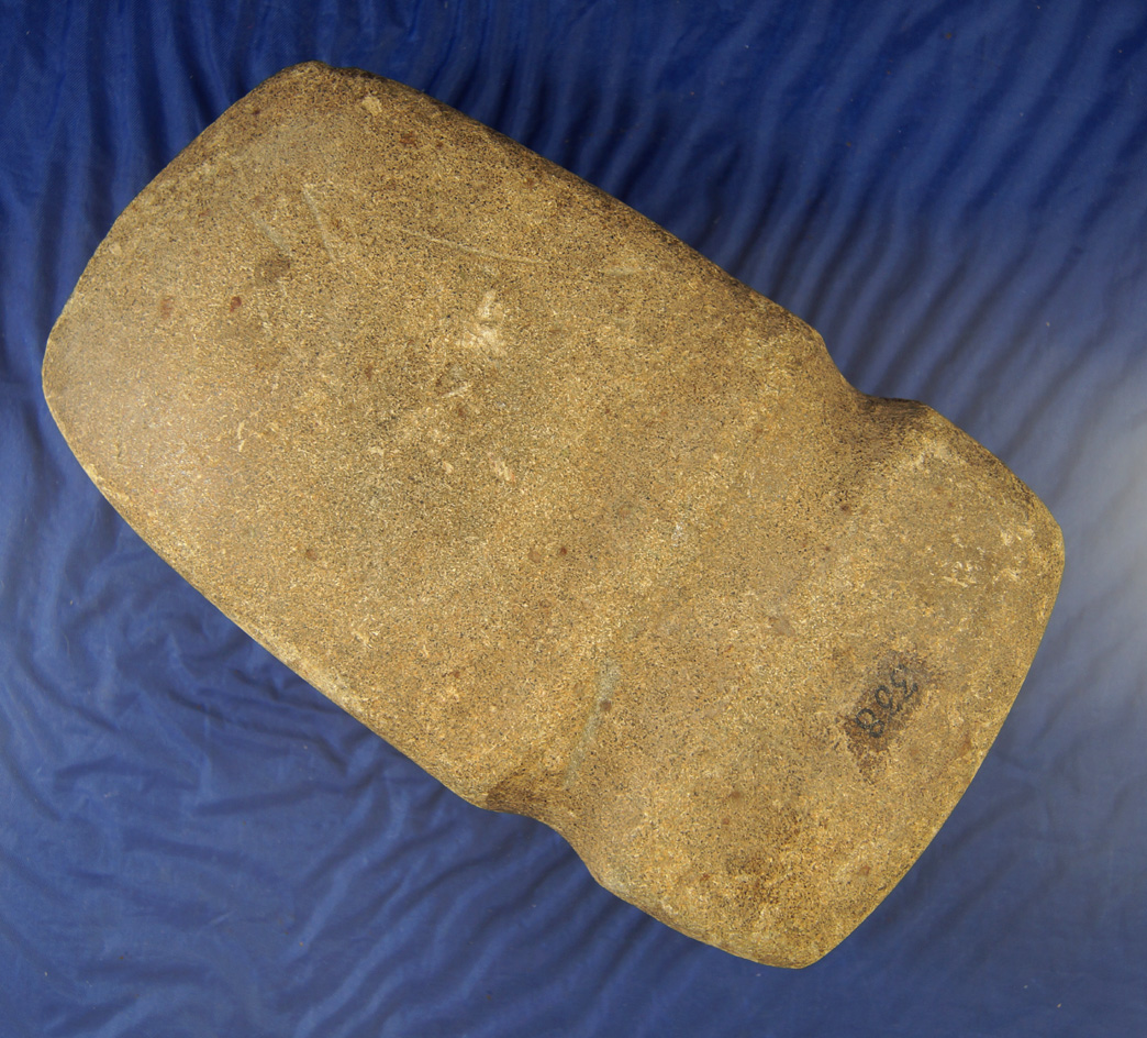 Large 7" long full grooved Axe found in Ohio.