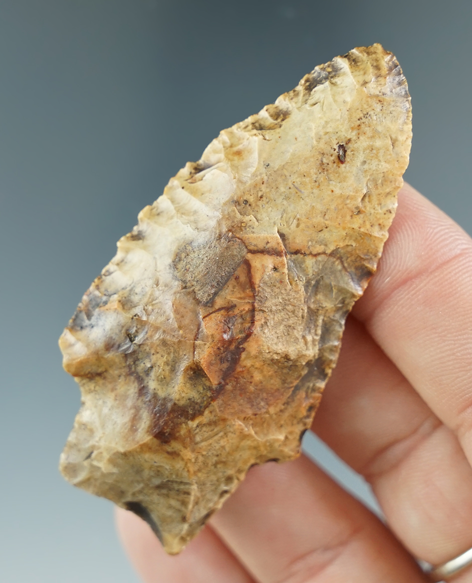 2 5/8" Pickwick made from beautiful material. Found in Baker Co., Georgia. Ex. K. Dowdy.