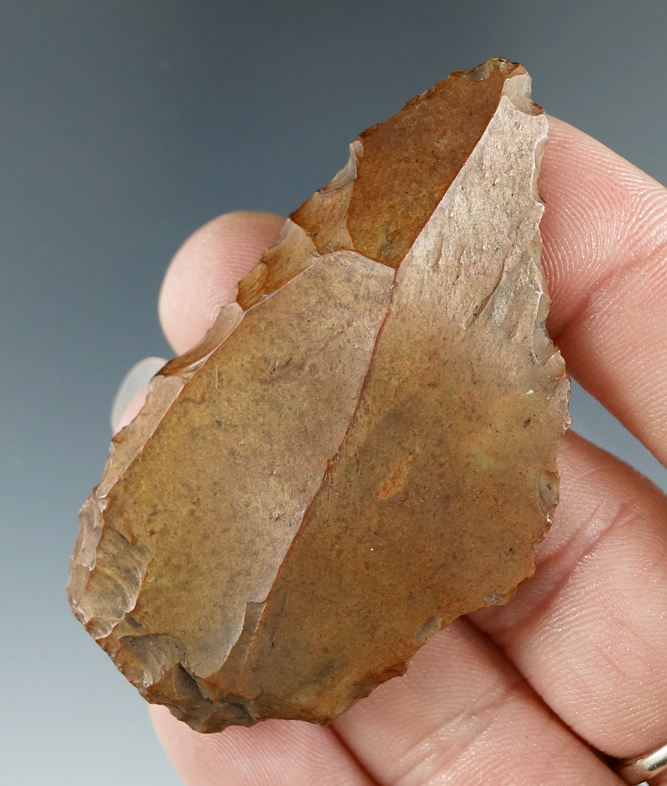 Rare! 2 7/16" Acheuleo-Levalloisian Flake Knife - Mid-Paleolithic 85,000-55,000 BC. Egypt.