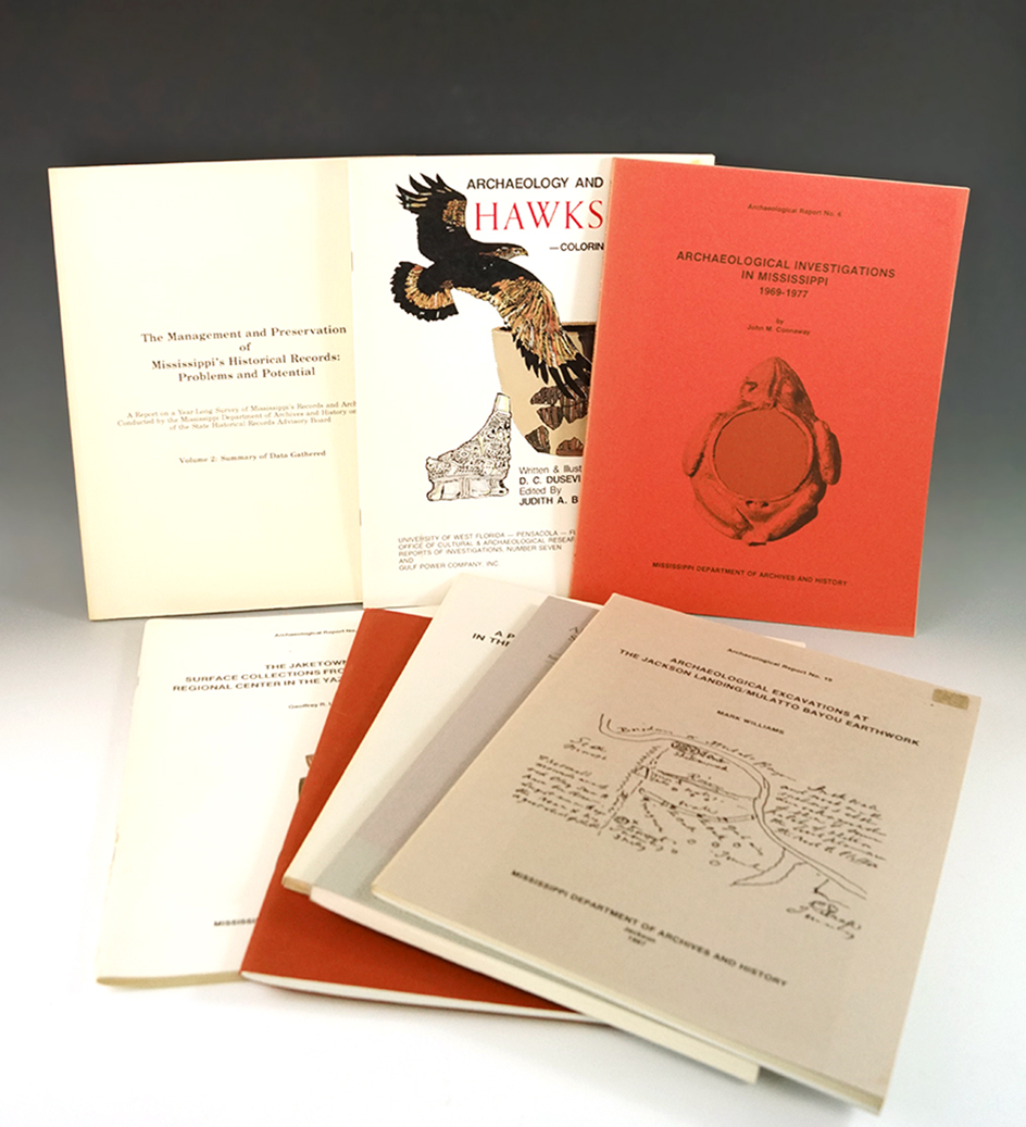Set of 8 publications in excellent condition on sites in the Mississippi Valley. See photos for more