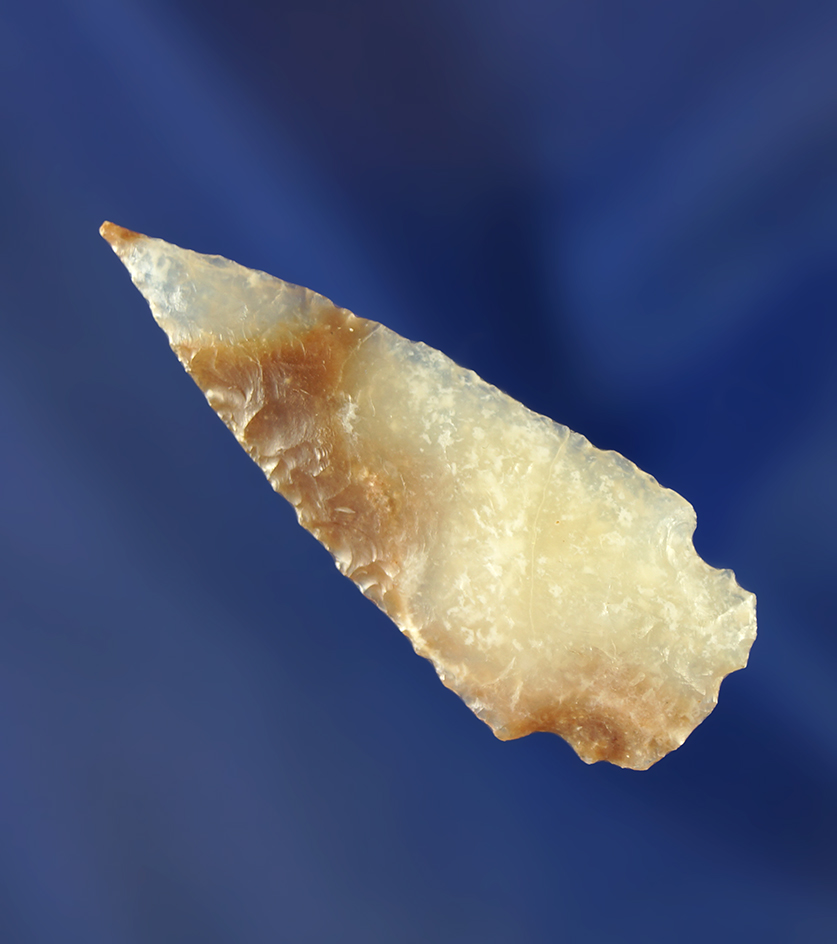 Nice! 1 11/16" Mount Albion - high-quality multicolored agate with excellent flaking. Wyoming.