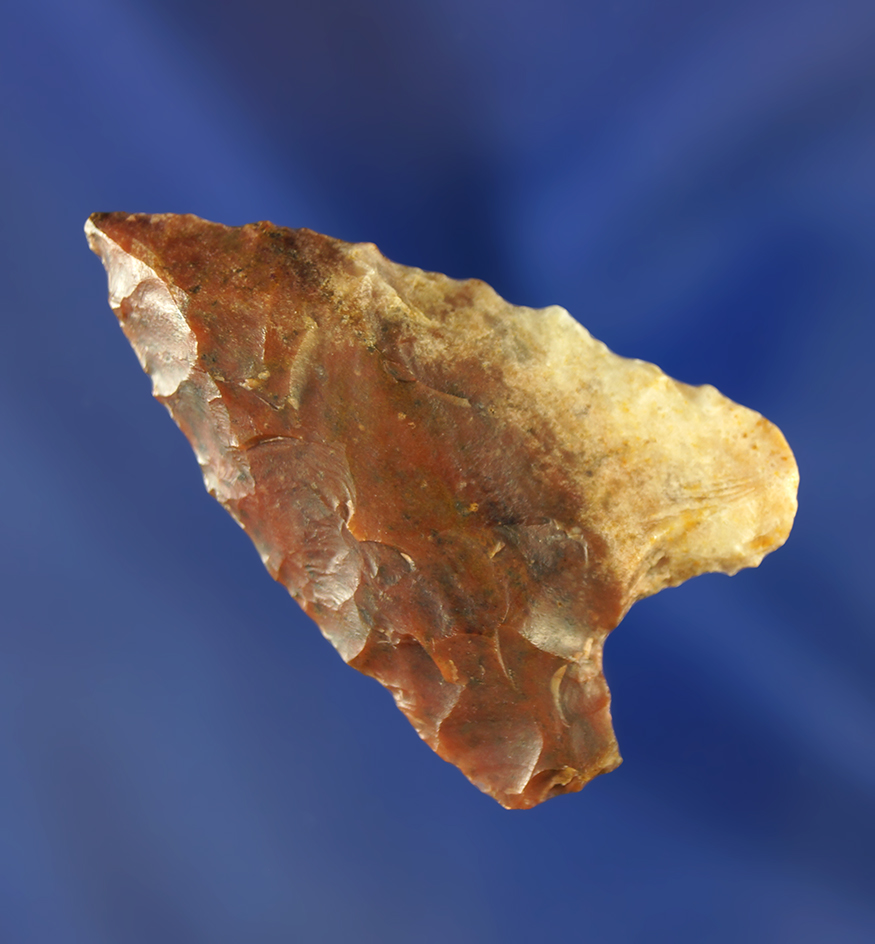 1 11/16" McKean knife made from multicolored Jasper. Wyoming.