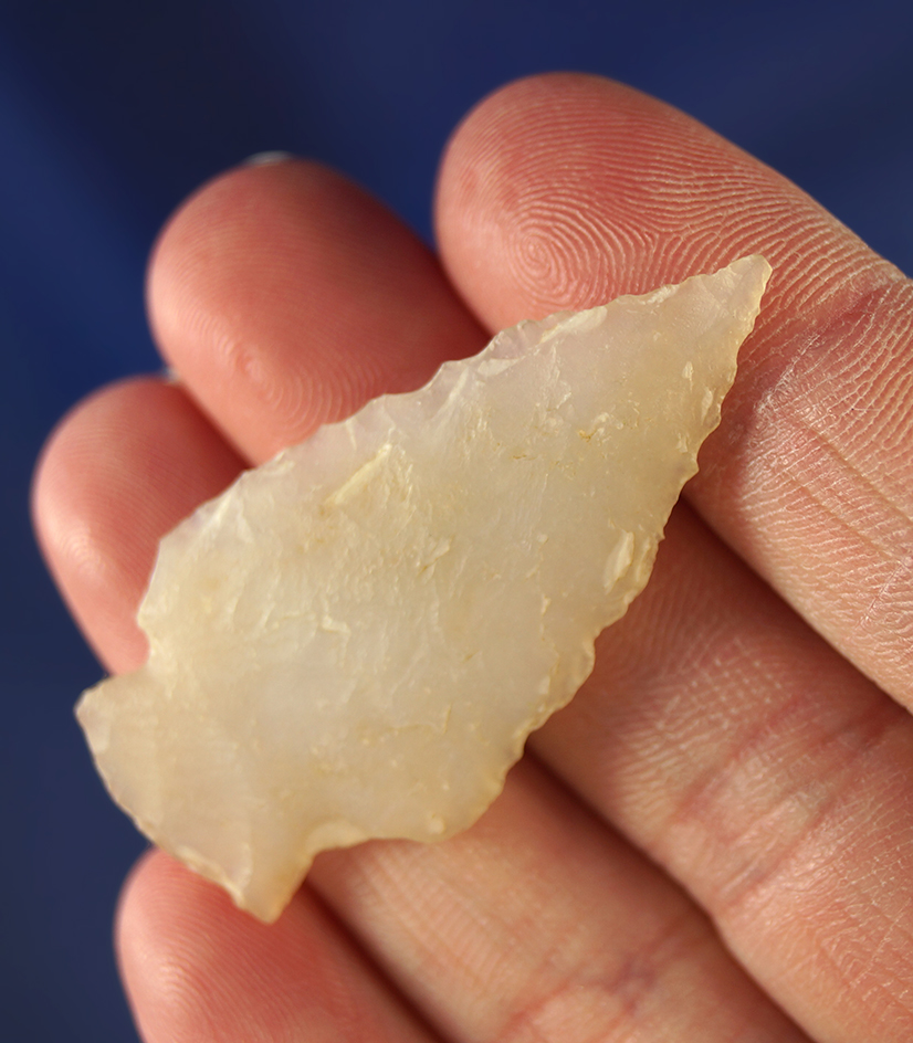1 11/16" Pelican Lake made from highly translucent chalcedony. Wyoming.