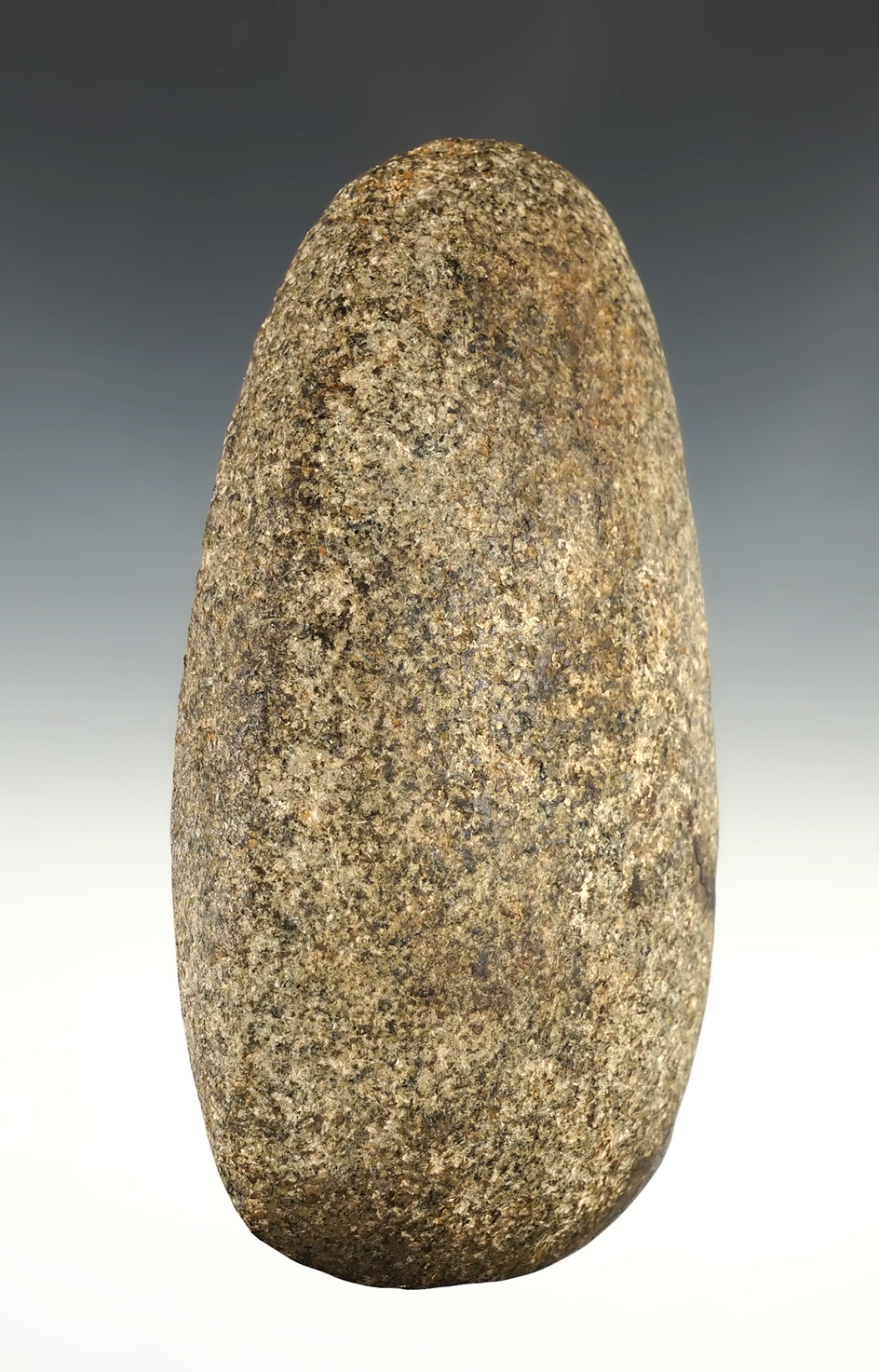 Finely made 5 3/4" Square-Sided Hardstone Celt found in Paulding Co., Ohio.