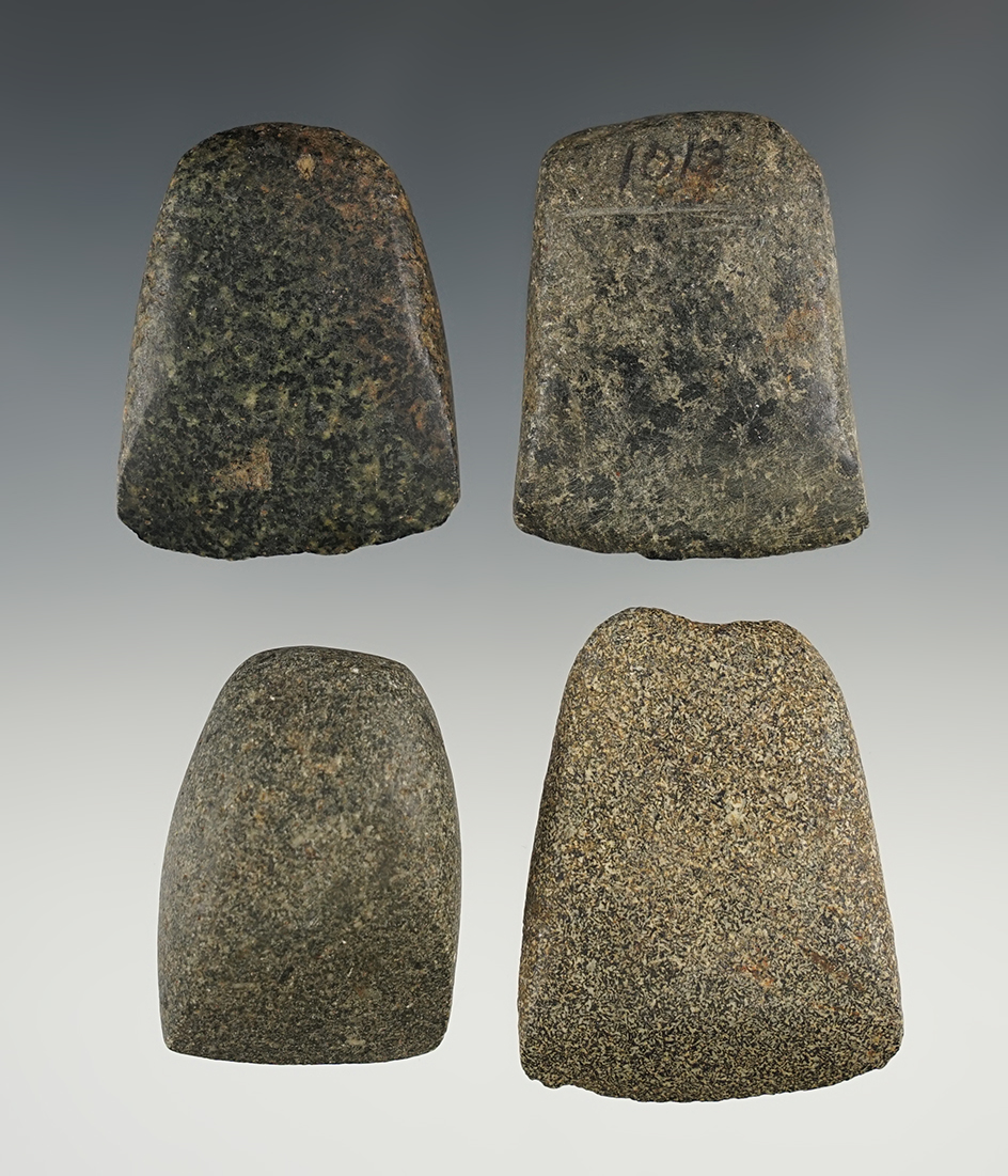 Set of 4 Kentucky/Tennessee area Celts in good condition. The largest is 2 1/4".