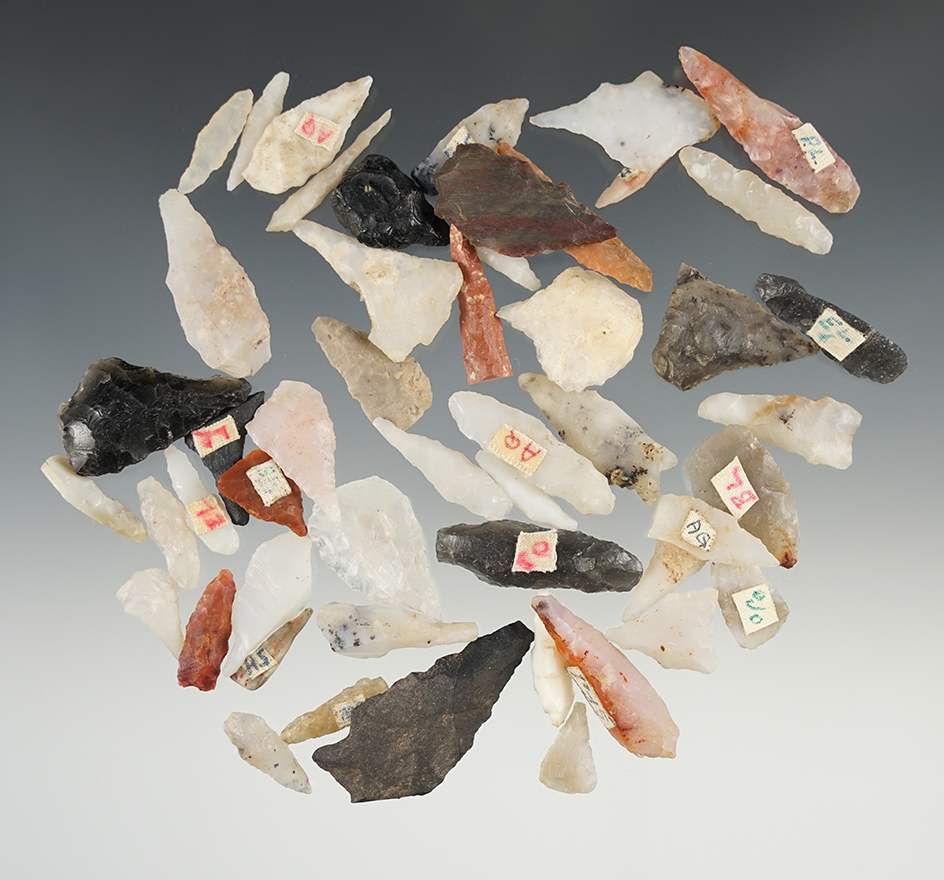 Set of 50 assorted New Mexico Drills and Perforators.