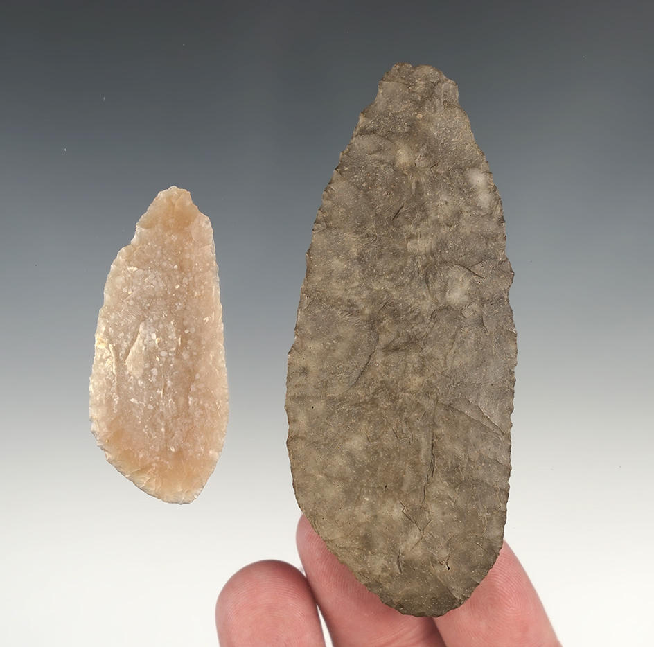 Pair of nice Knives. Oregon & Carbon Co., Wyoming.