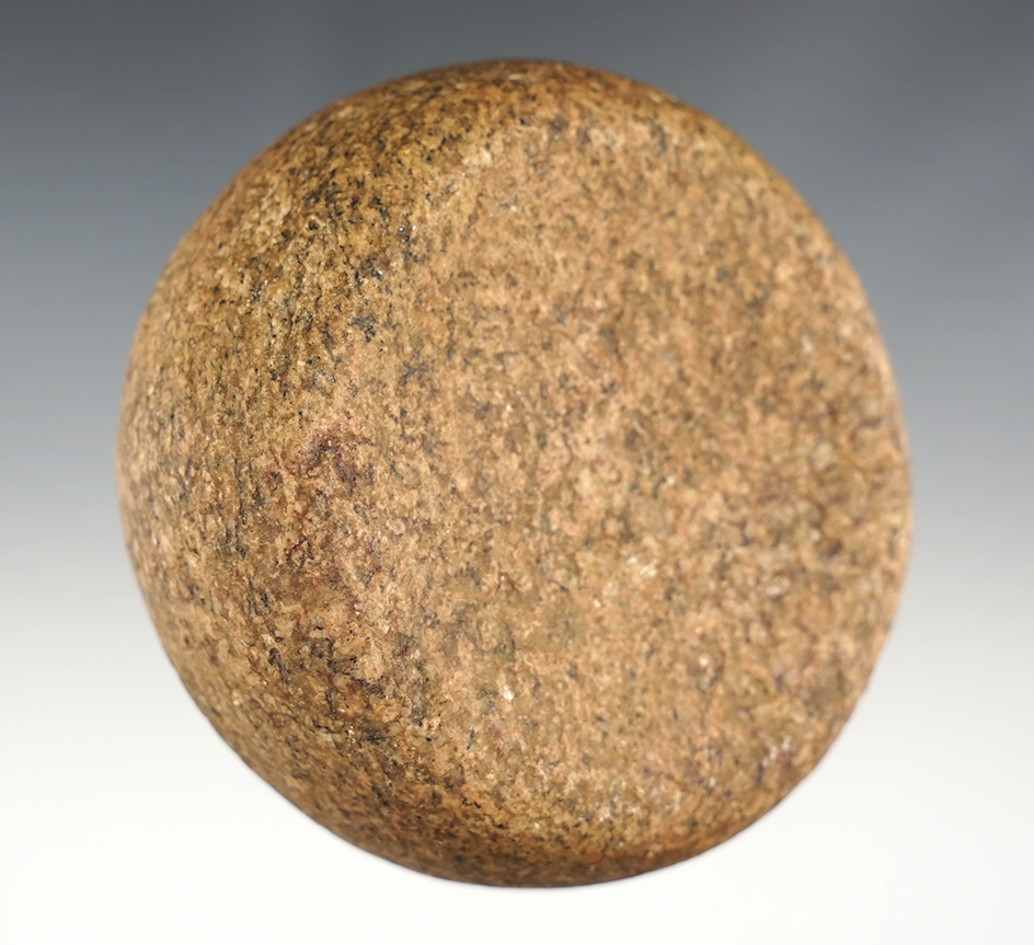 Very well made 3 1/8" Double Cupped Discoidal that is well patinated. Midwestern U.S.