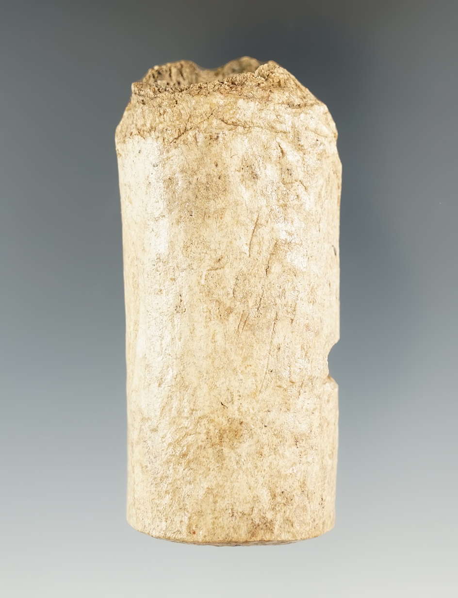 Rare! 3" antler atlatl handle found in Kentucky.