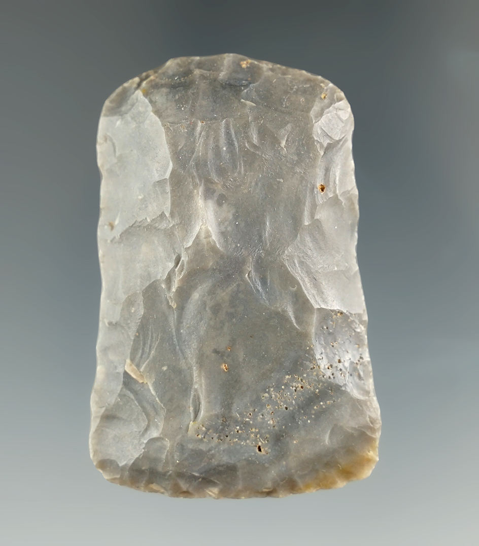 Well styled 1 7/8" miniature Flint chisel found in Franklin County Ohio.