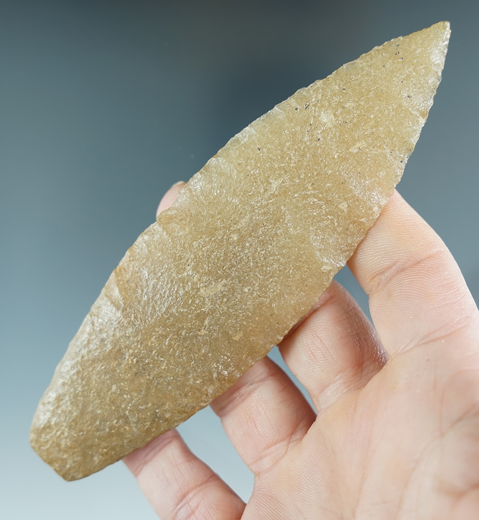 5" Hixton Agate Basin- Monroe County Wisconsin with professional restoration to  2" of base