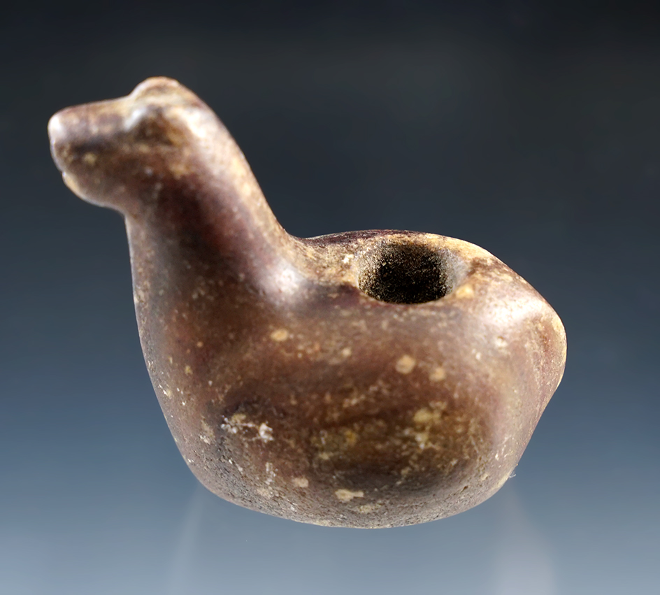 2 1/14" Llama Canopa made from hardstone,  Peru.